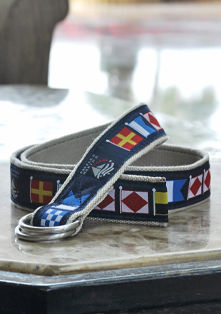 Nautical Flag Belts